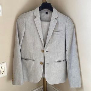 J. Crew Crewcuts boys grey suit